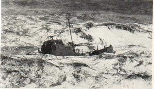KNRM zwart wit 1965 zee